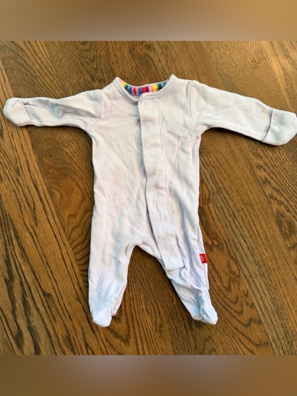 Magnetic Me Footie - Light Blue Newborn